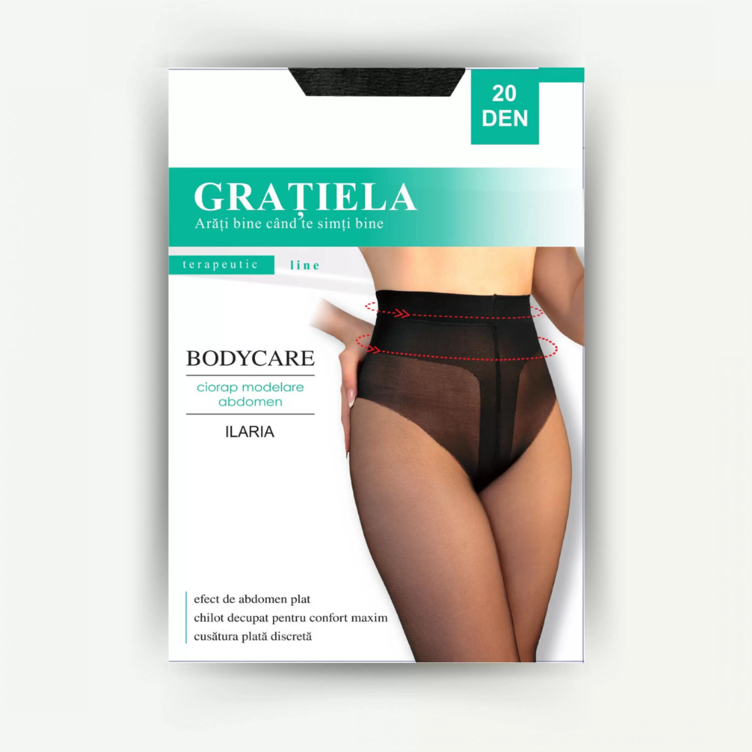Ciorapi Modelatori Abdomen - ILARIA - 20 DEN - LAURMAR
